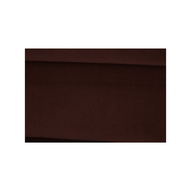 Moe’s Home Collection Verity Warm Brown Velvet Chaise