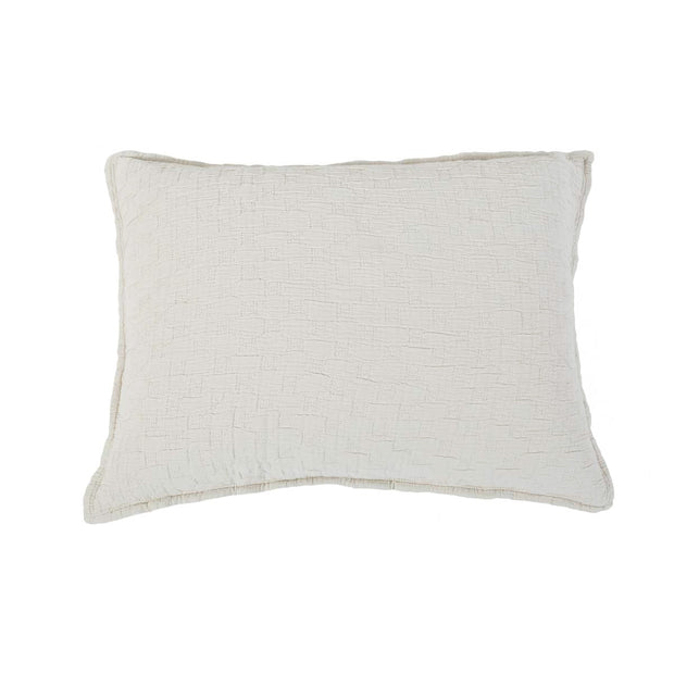 Pom Pom at Home Ojai Greige Matelasse Coverlet and Pillow Shams ~ Available in Twin, Queen and King Sizes