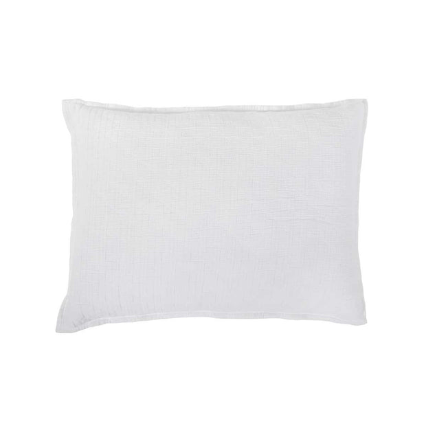 Pom Pom at Home Ojai White Matelasse Coverlet and Pillow Shams ~ Available in Twin, Queen and King Sizes