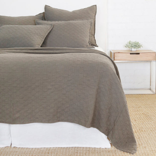 Pom Pom at Home Ojai Pebble Matelasse Coverlet and Pillow Shams ~ Available in Twin, Queen and King Sizes