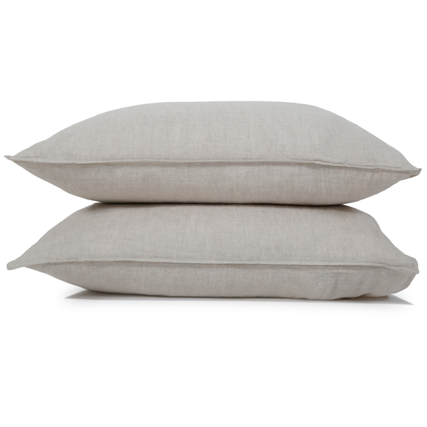 Pom Pom at Home Parker Flax Linen Duvet Cover Set ~ Available in Twin, Queen and King Sizes