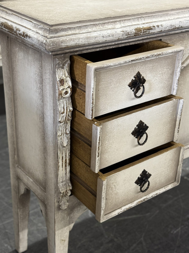 Casa Bonita Peruvian Hand-Painted Carved Wood Patona Console Table