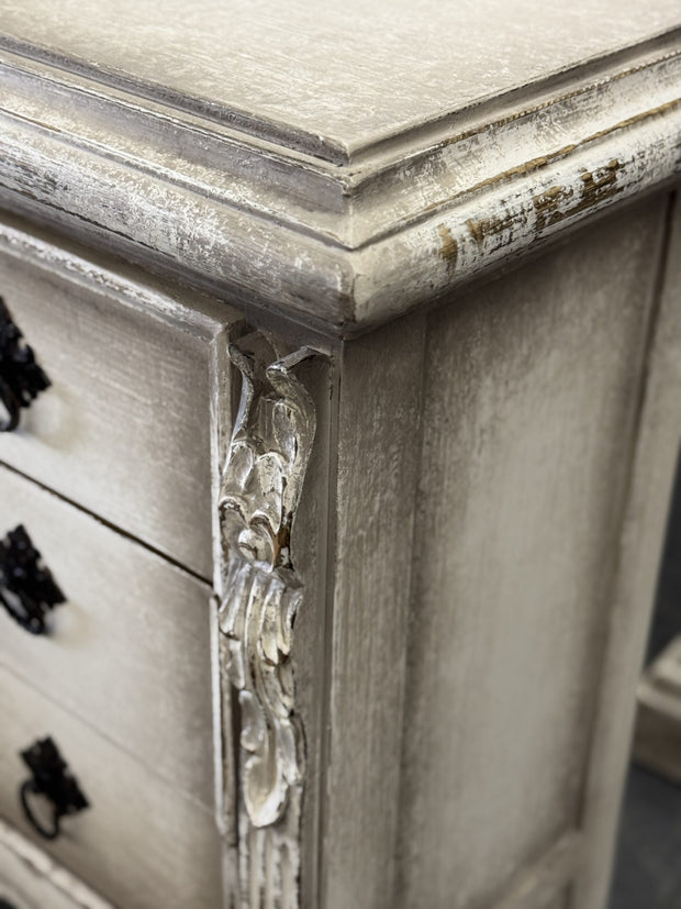 Casa Bonita Peruvian Hand-Painted Carved Wood Patona Console Table