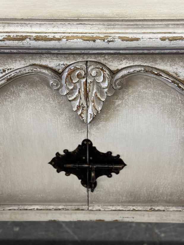 Casa Bonita Peruvian Hand-Painted Carved Wood Patona Console Table