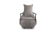 Moe's Home Collection Carlisle Grey Velvet Club Chair