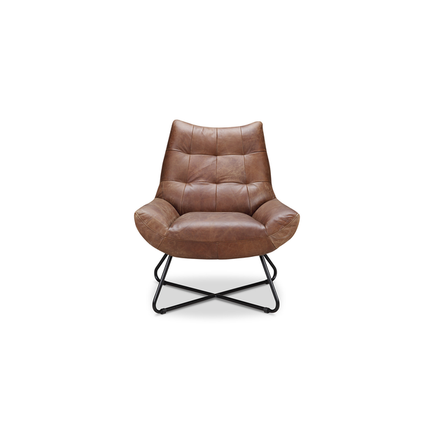 Moe’s Home Collection Graduate Leather Lounge Chair