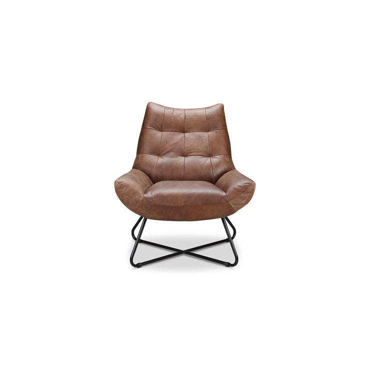 Moe’s Home Collection Graduate Leather Lounge Chair
