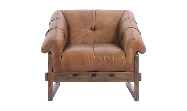 Moe's Home Collection Bellos Leather Accent Chair