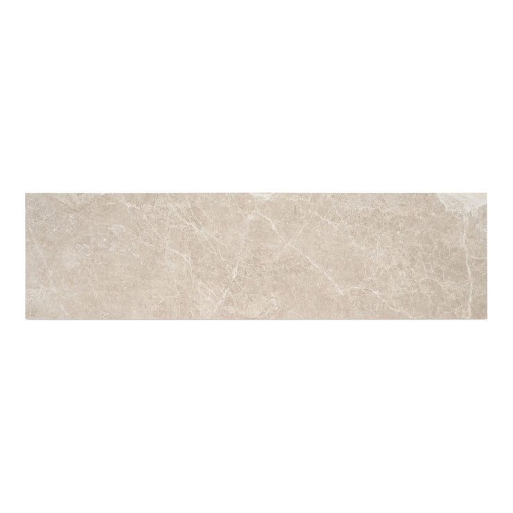 Moe’s Home Collection River Botticino Marble and Iron Console Table