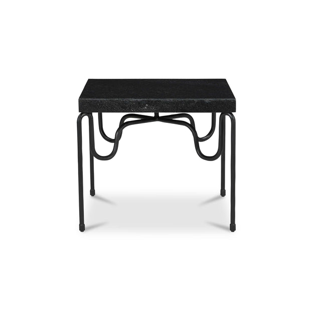 Moe's Home Collection Getty Black Granite Side Table