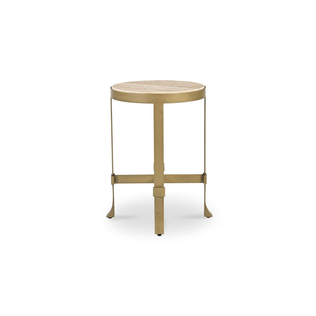 Moe's Home Collection Holli Travertine Side Table