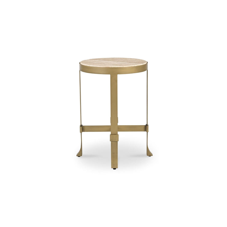 Moe's Home Collection Holli Travertine Side Table