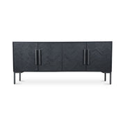Moe's Home Collection Fishbone Black Sideboard
