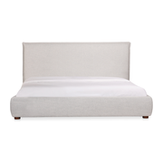 Moe's Home Collection Luzon Wheat Upholstered Queen Size Bed