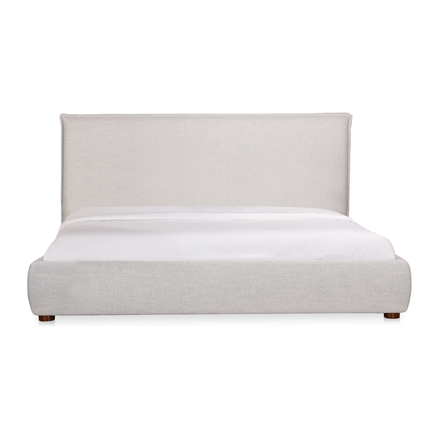 Moe's Home Collection Luzon Wheat Upholstered Queen Size Bed