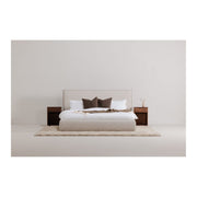 Moe's Home Collection Luzon Wheat Upholstered King Size Bed