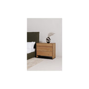 Moe's Home Collection Luzon Green Upholstered King Size Bed With Tall Headboard