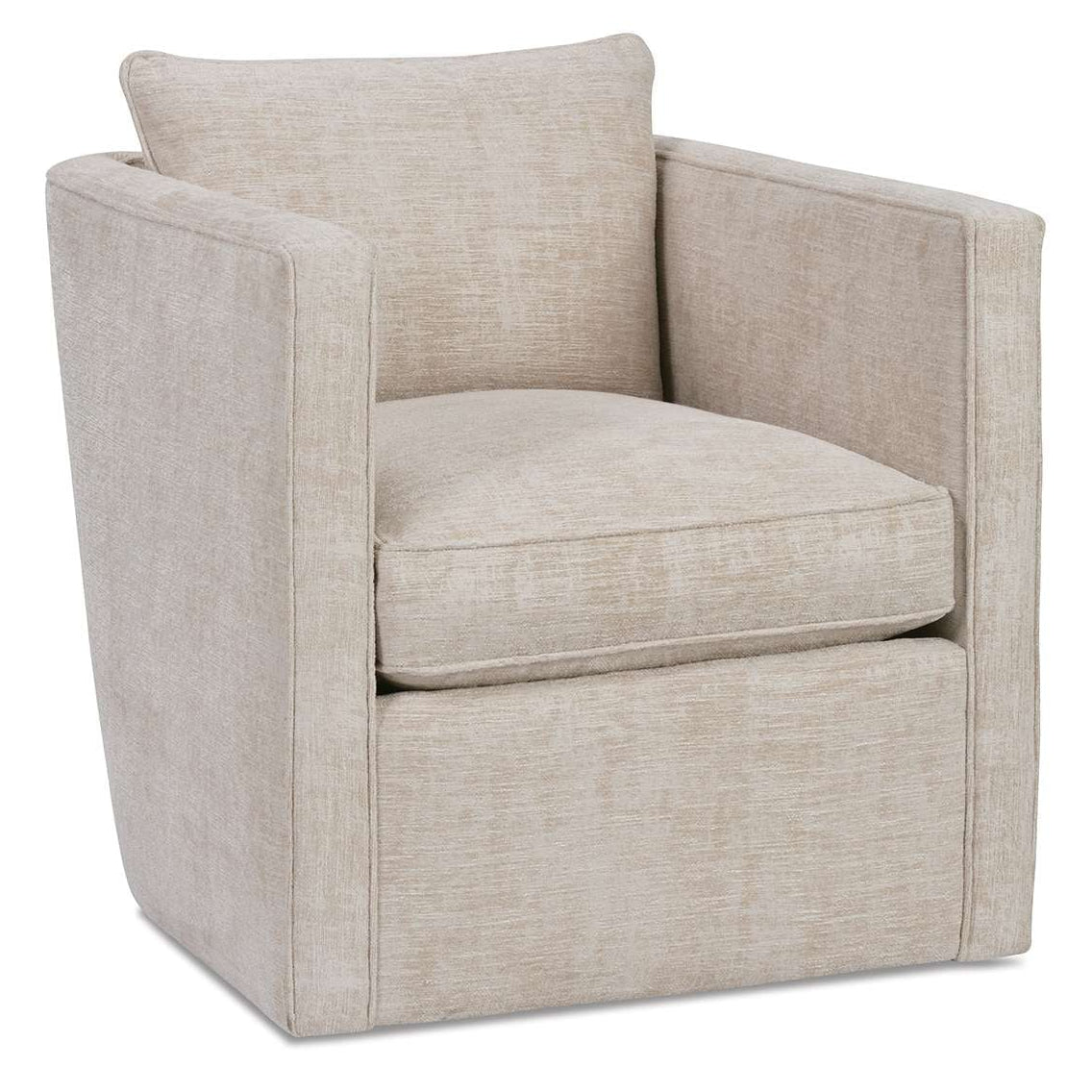 Rowe Furniture Rothko Swivel Chair in Cream Performance Fabric ~ IN ST ...