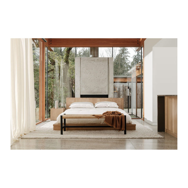 Moe's Home Collection Plank Natural King Bed