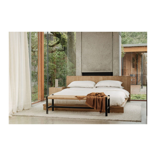 Moe's Home Collection Plank Natural King Bed