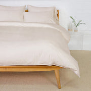 Pom Pom at Home Parker Sand Bamboo Sateen Duvet Cover Set ~ Available in Twin, Queen and King Sizes
