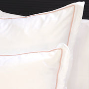 Pom Pom at Home Sheena Bamboo Sateen Duvet Cover Set ~ Pink Piping ~ Available in Twin, Queen and King Sizes