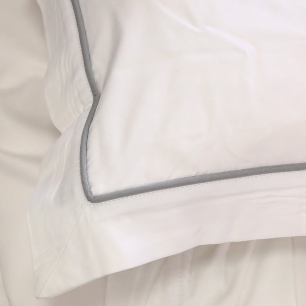 Pom Pom at Home Sheena Bamboo Sateen Duvet Cover Set ~ Ocean Piping ~ Available in Twin, Queen and King Sizes