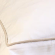 Pom Pom at Home Sheena Bamboo Sateen Sheet Set ~ Sand Piping ~ Available in Twin, Queen and King Sizes