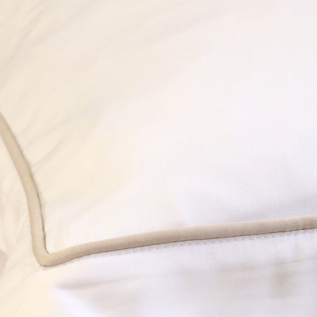 Pom Pom at Home Sheena Bamboo Sateen Duvet Cover Set  ~ Sand Piping ~ Available in Twin, Queen and King Sizes