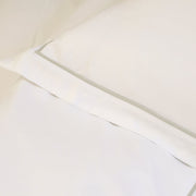 Pom Pom at Home Sheena Bamboo Sateen Duvet Cover Set ~ Sea Glass Piping ~ Available in Twin, Queen and King Sizes