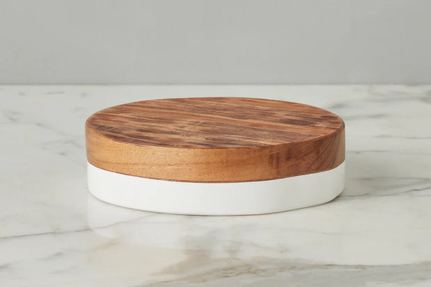 etúHOME Small White Mod White Serving Board