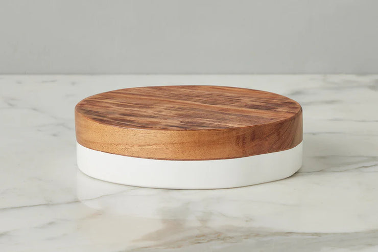 etúHOME Small White Mod White Serving Board