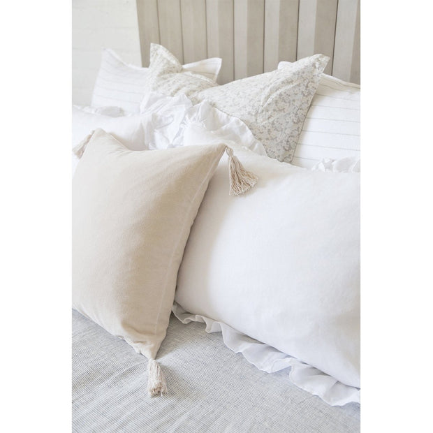 Pom Pom at Home June Ocean & Grey Floral Duvet Cover and Pillow Shams ~ Available in Twin, Queen and King Sizes