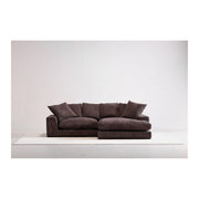 Moe's Home Collection Plunge Dark Brown Sectional