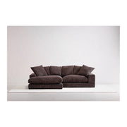 Moe's Home Collection Plunge Dark Brown Sectional