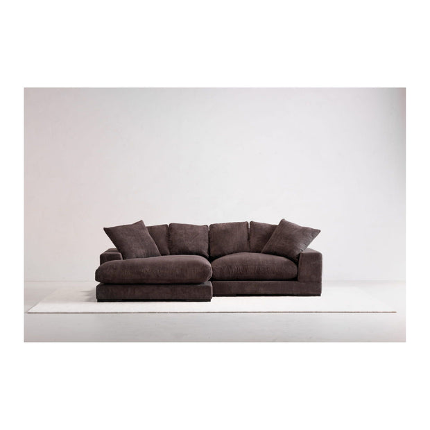 Moe's Home Collection Plunge Dark Brown Sectional