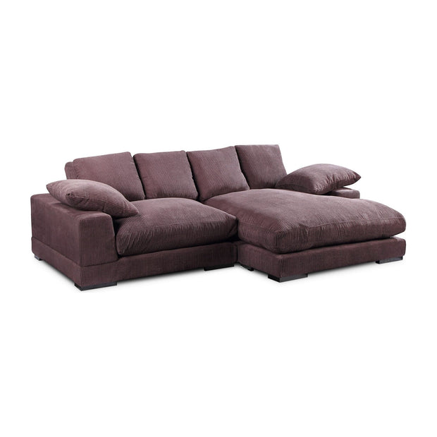 Moe's Home Collection Plunge Dark Brown Sectional