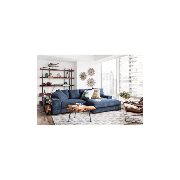 Moe's Home Collection Plunge Navy Sectional
