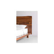 Moe's Home Collection Madagascar Brown Acacia Wood Platform Queen Size Bed