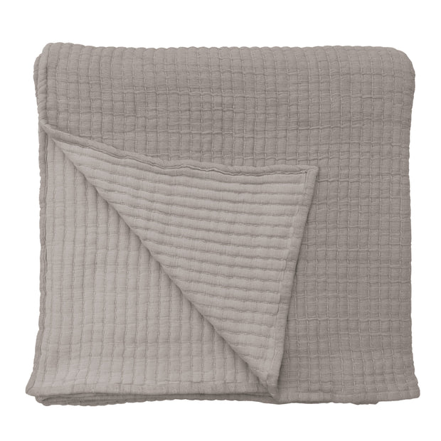 Pom Pom at Home Vancouver Grey Coverlet and Pillow Shams ~ Available in Twin, Queen and King Sizes