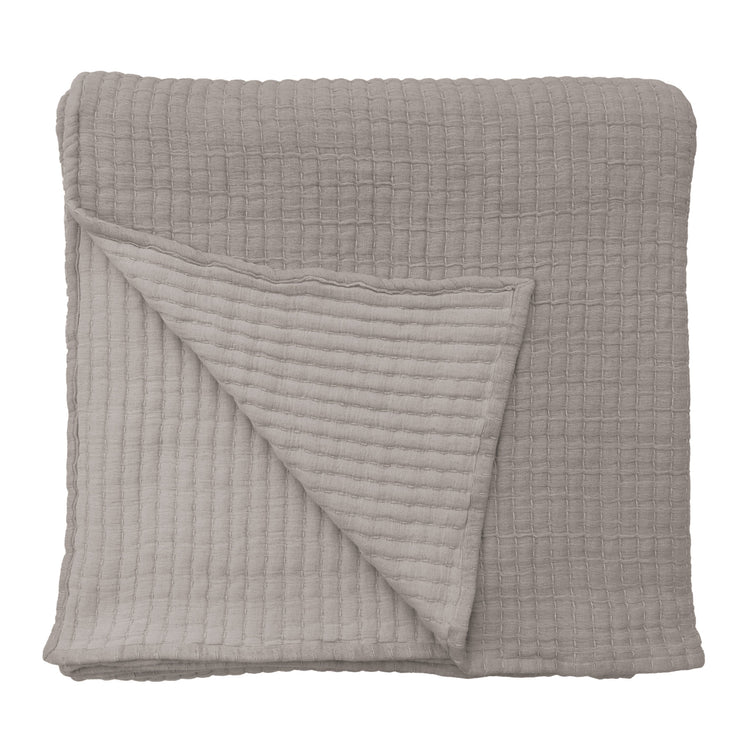 Pom Pom at Home Vancouver Grey Coverlet and Pillow Shams ~ Available in Twin, Queen and King Sizes
