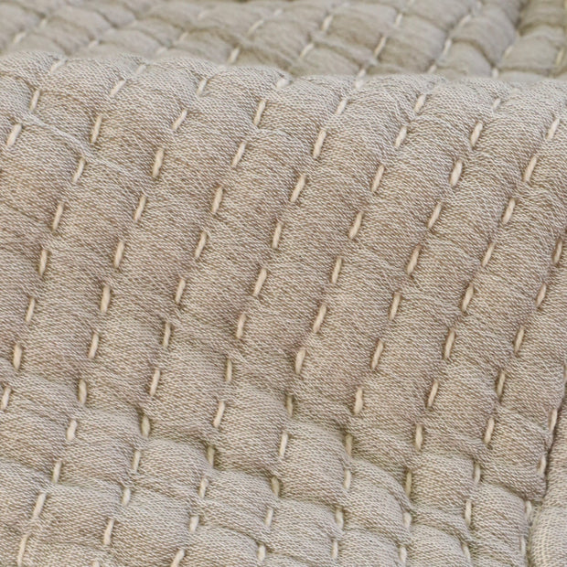 Pom Pom at Home Vancouver Natural Coverlet and Pillow Shams ~ Available in Twin, Queen and King Sizes