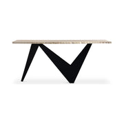 Moe’s Home Collection Bird Live Edge Console Table With Iron Base