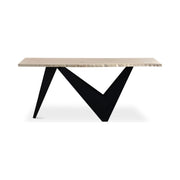 Moe’s Home Collection Bird Live Edge Console Table With Iron Base