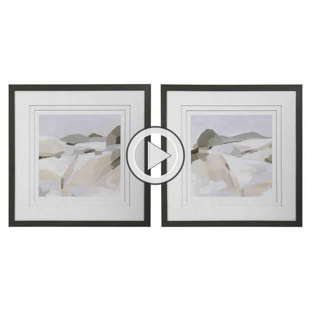 Uttermost Western Landscape Set of 2 Framed Prints