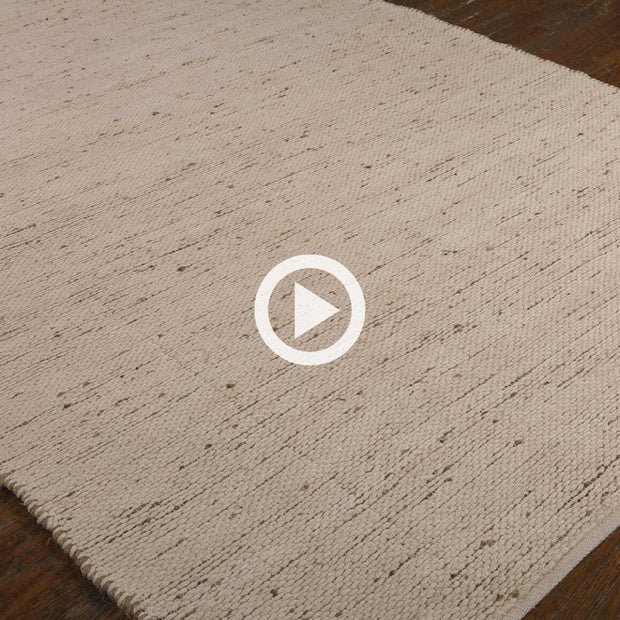 Uttermost Barhara Hand Woven Reversible Natural Hemp and Cotton Chenille Rug ~ 9' X 12'