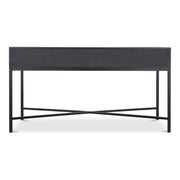 Moe’s Home Collection Mako Black Shagreen Console Table