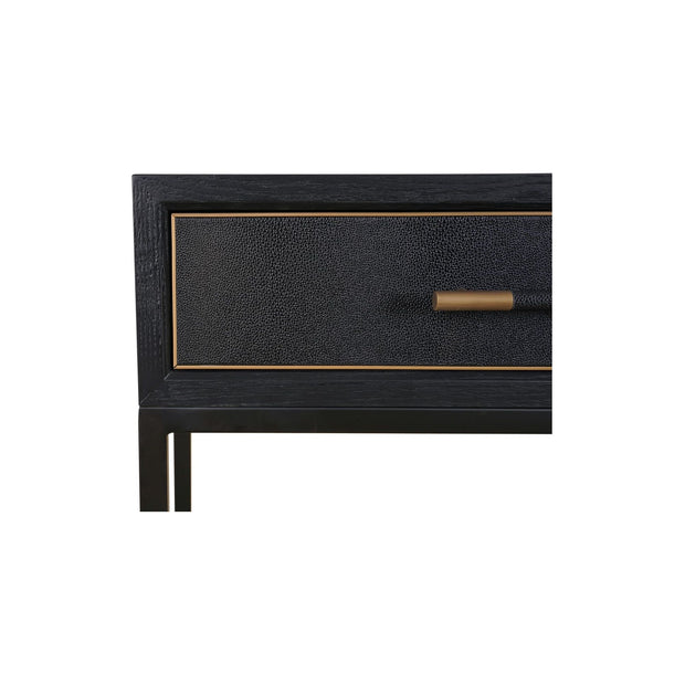 Moe’s Home Collection Mako Black Shagreen Console Table