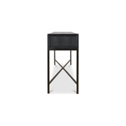 Moe’s Home Collection Mako Black Shagreen Console Table
