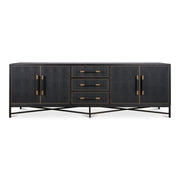 Moe's Home Collection Mako Black Shagreen Large Sideboard